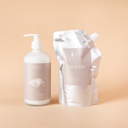 PACK JABÓN REFILL Y CREMA DE MANOS Y CUERPO COCO / KARITÉ